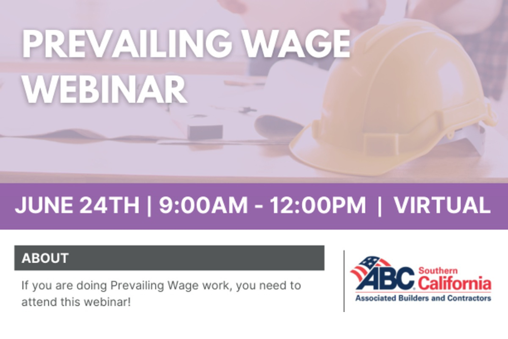 Prevailing Wage Webinar